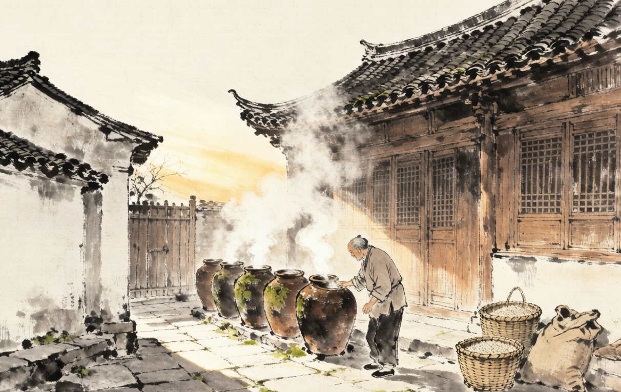 胶东古法酿造场景